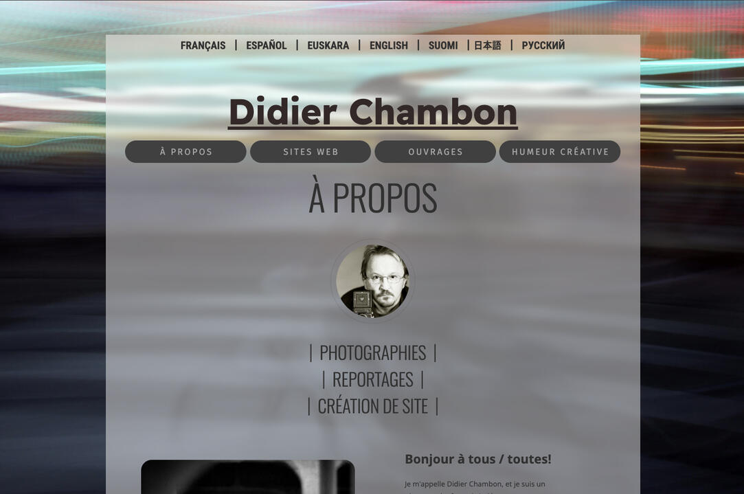 Didier Chambon - Portefolio